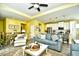 Open-concept living space blending seamlessly with a modern kitchen, providing a cohesive and functional layout at 512 Chanted Dr., Murrells Inlet, SC 29576