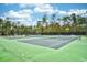 Well-maintained tennis courts surrounded by mature trees, offering a great recreational amenity at 512 Chanted Dr., Murrells Inlet, SC 29576