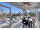 Covered patio with dining set and outdoor seating, perfect for entertaining at 543 Oak Landing Dr., Myrtle Beach, SC 29588