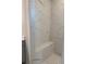 Tiled shower with built in seat and accent tiles at 543 Oak Landing Dr., Myrtle Beach, SC 29588