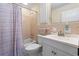 Bathroom featuring a tub, shower, toilet and vanity at 558 Juniper Dr., Myrtle Beach, SC 29577