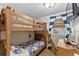 Nautical-themed bedroom with a twin bunk bed and decorative coastal elements at 6001- 1771 S Kings Highway, Myrtle Beach, SC 29575