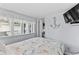 Bright bedroom with large window, nautical decor, and comfortable bed at 6001- 1771 S Kings Highway, Myrtle Beach, SC 29575