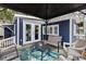 Relaxing outdoor living space featuring a covered patio with comfortable seating and stylish decor at 6001- 1771 S Kings Highway, Myrtle Beach, SC 29575