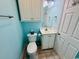 Bathroom featuring a toilet, sink, and cabinets at 6001 - Z47 S Kings Hwy., Myrtle Beach, SC 29575