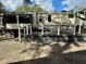 The travel trailer has an outdoor deck space, providing a great spot for relaxation and outdoor dining at 6001-N53 S Kings Hwy., Myrtle Beach, SC 29575
