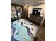 Main bedroom with storage dresser and mirrored closet doors at 6001-N53 S Kings Hwy., Myrtle Beach, SC 29575