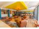 Spacious condo lobby with modern seating, stylish decor, and a bar area perfect for socializing and relaxing at 7200 N Ocean Blvd. # 1058, Myrtle Beach, SC 29572