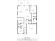 A detailed floor plan of the house showcasing the layout and dimensions of each room at 847 Flowering Branch Ave., Little River, SC 29566