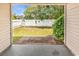 A beautiful fenced-in backyard with a brick patio, perfect for entertaining guests at 9616 Sullivan Dr., Murrells Inlet, SC 29576
