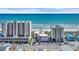 Beautiful beach view in between two towers showing the beach in the background at 1011 S Ocean Blvd. # 202, North Myrtle Beach, SC 29582
