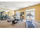 Well-equipped gym with modern treadmills, elliptical machines, and weightlifting equipment at 1025 World Tour Blvd. # 301, Myrtle Beach, SC 29579