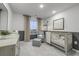 Gray Bedroom includes crib, chair, and neutral decor at 1038 Laconic Dr., Myrtle Beach, SC 29588