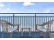 Relaxing balcony with seating and ocean views, offering a tranquil retreat at 1105 South Ocean Blvd. # 1008, Myrtle Beach, SC 29577