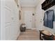 Welcoming hallway with lots of storage and features stylish accents and bright lighting at 1129 Prescott Circle, Myrtle Beach, SC 29577