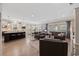 This open-concept living space boasts a modern kitchen, dining area, and a welcoming living room at 1129 Prescott Circle, Myrtle Beach, SC 29577