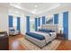 Airy main bedroom features a sitting area, a ceiling fan, and windows providing natural light at 1359 Peterson St., Myrtle Beach, SC 29577