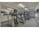 Well-equipped gym featuring modern cardio machines and mirrored walls for a complete fitness experience at 1501 S Ocean Blvd. # 320, Myrtle Beach, SC 29577