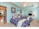 Charming bedroom with twin beds, coastal decor, and a serene ambiance at 1608 Harbor Dr., North Myrtle Beach, SC 29582