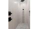 Modern shower featuring decorative tile and matte black fixtures at 209 Bouquets Green Way, Myrtle Beach, SC 29579