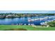 Beautiful marina aerial view showcasing a multitude of boats docked at the pier at 2151 Bridge View Ct. # 2-803, North Myrtle Beach, SC 29582