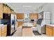 Commercial kitchen with stainless steel appliances, ample counter space, and a convenient island at 2446 Craven Dr., Myrtle Beach, SC 29572