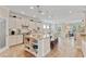 Bright, open kitchen with a large island, granite countertops, stainless steel appliances, and wood-look flooring at 2446 Craven Dr., Myrtle Beach, SC 29572