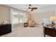 Home office featuring a large window, desk, comfortable chair, and plenty of workspace at 2446 Craven Dr., Myrtle Beach, SC 29572