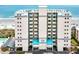 Beautiful condo building overlooking the beach with an outdoor pool and covered parking at 2507 S Ocean Blvd. S, North Myrtle Beach, SC 29582