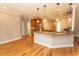 Open kitchen with granite countertops, stainless steel appliances, hardwood floors and ample cabinet space at 2600 Henagan Ln., Myrtle Beach, SC 29588