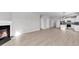 Spacious living room with fireplace and open concept kitchen at 3119 Hannon Dr., Myrtle Beach, SC 29579