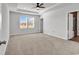 Large main bedroom featuring a tray ceiling and carpeted floors at 3119 Hannon Dr., Myrtle Beach, SC 29579