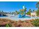 Splash pool with slides and a tipping bucket, perfect for Gathering fun on a sunny day at 3119 Hannon Dr., Myrtle Beach, SC 29579