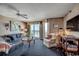 Comfortable living room with a scenic view, complete with plush seating and natural lighting at 3601 S Ocean Blvd. # 8-C, North Myrtle Beach, SC 29582