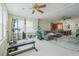 Spacious living area with gym equipment, comfortable seating, and an open layout at 4276 Santolina Way # A, Murrells Inlet, SC 29576