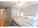 Bright bedroom showcases a queen-size bed, bedside tables, and a large closet for ample storage at 5000 Windsor Green Way # 102, Myrtle Beach, SC 29579