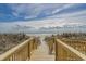Boardwalk leading to beach with a view of the ocean at 5801 Oyster Catcher Dr. # 1214, North Myrtle Beach, SC 29582
