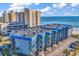 Exterior shot of the condominiums highlighting the oceanfront location and complex design at 6000 N North Ocean Blvd. # 329, North Myrtle Beach, SC 29582