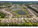 Community aerial view highlighting the neighborhood layout with houses, lakes, and green spaces at 757 Cherry Blossom Dr., Murrells Inlet, SC 29576