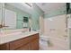 Bathroom featuring a combination tub/shower and single sink vanity at 844 Wachesaw Rd., Murrells Inlet, SC 29576