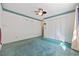 Cozy bedroom featuring a ceiling fan, closet, and neutral decor at 844 Wachesaw Rd., Murrells Inlet, SC 29576