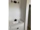 Bathroom with quartz countertop vanity and black modern faucet at 905 Inlet Keys St., Murrells Inlet, SC 29576