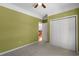 Comfortable bedroom with a closet, carpeted floors, and a ceiling fan at 908 Oglethorpe Dr., Conway, SC 29527