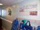 Hallway featuring beach chairs, beachy decorations, and 