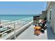 Relaxing balcony with furniture and ocean views, perfect for enjoying the sea breeze at 9840 Queensway Blvd. # 1819, Myrtle Beach, SC 29572