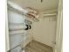 Walk-in closet with shelving and plenty of storage space at 9840 Queensway Blvd. # 1819, Myrtle Beach, SC 29572