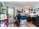 Cozy bedroom with bright lighting and decoratively adorned with wall decor and neutral color rug at 1015 Elm St. # 18, Conway, SC 29526
