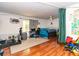 Spacious bedroom with laminate floors, good lighting and sliding glass doors at 106 Azalea Dr., Conway, SC 29526