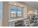 Desk with ocean view from the dining and living area at 108 N Ocean Blvd. # 308, North Myrtle Beach, SC 29582