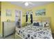 Bright bedroom with coastal decor, side table, and natural light at 10970 Highway 90 # A5, Little River, SC 29566